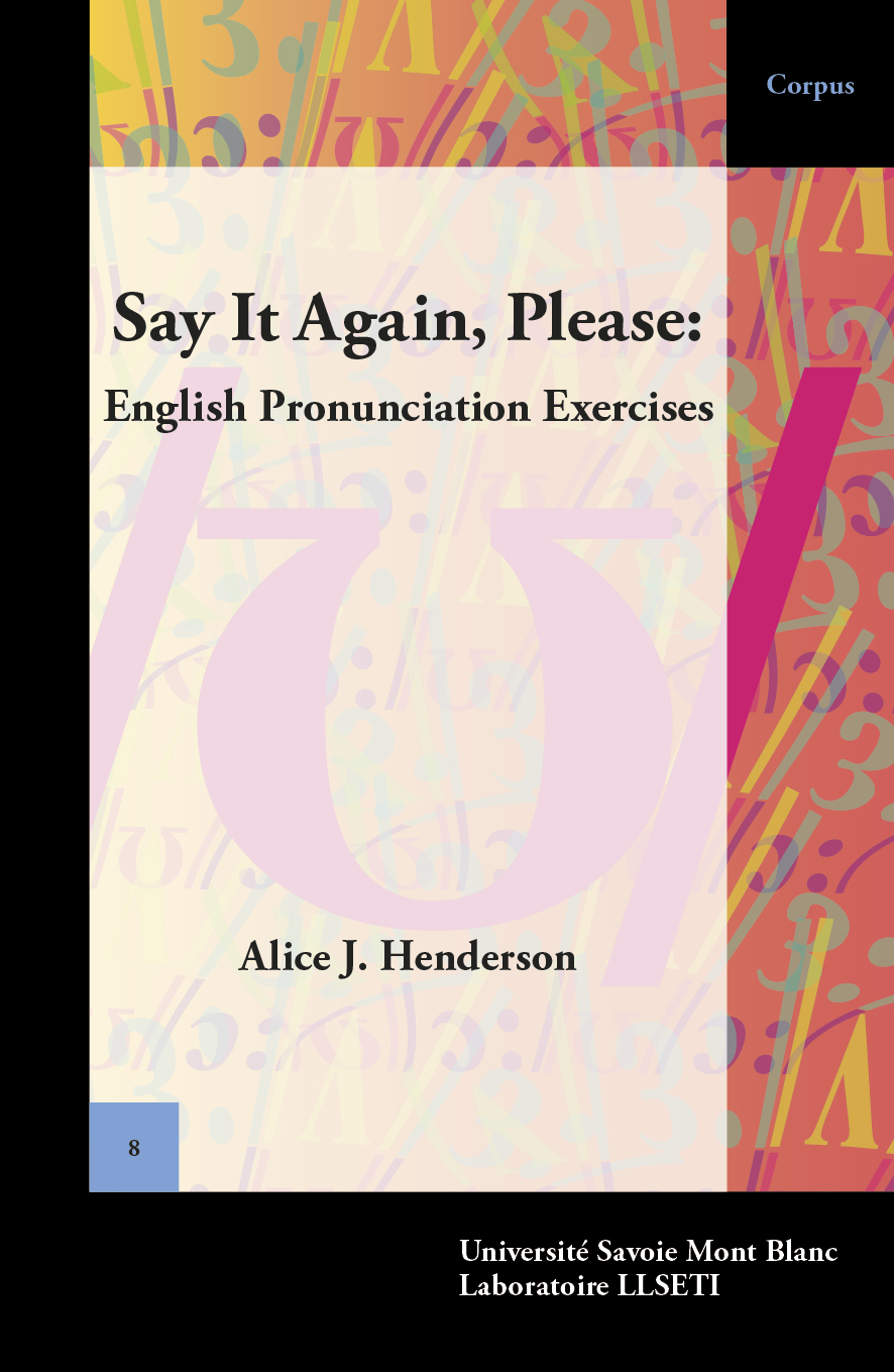 Say It Again, Please: English Pronunciation Exercices