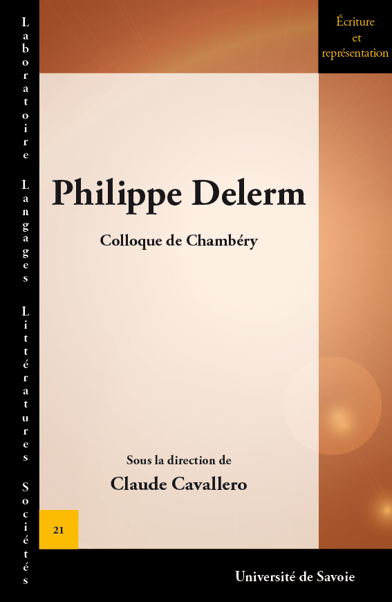 Philippe Delerm. Colloque de Chambéry
