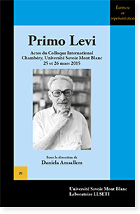 Primo Levi. Actes du colloque international de Chambéry