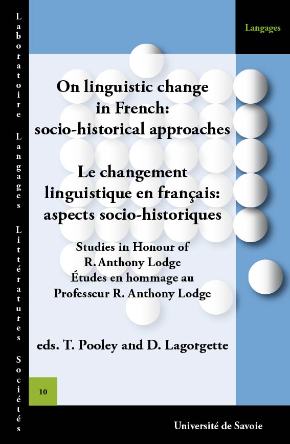 Le changement linguistique en français: aspects socio-historiques