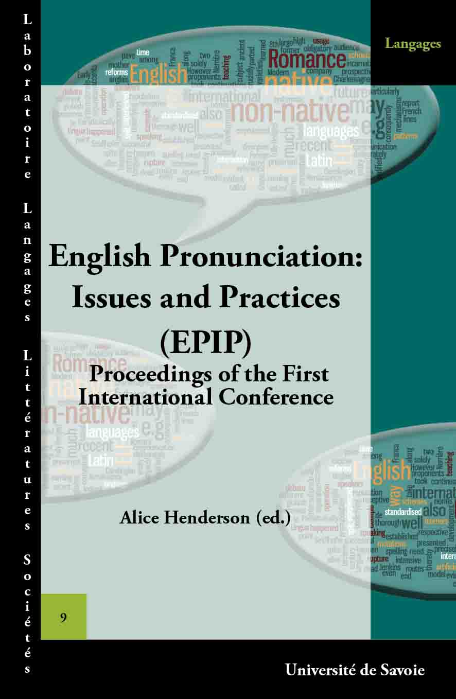 English Pronunciation: Issues and Practices